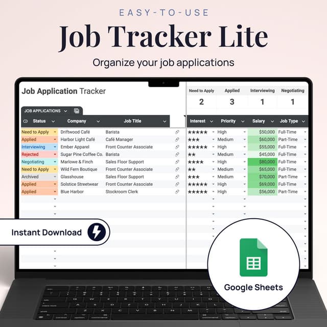 Lite Job Application Tracker