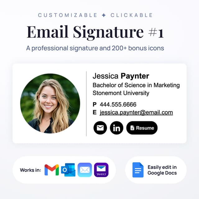 Professional Email Signature #1