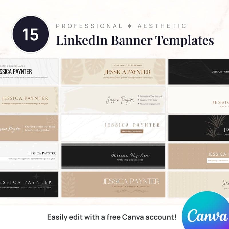 Professional LinkedIn Banner Bundle