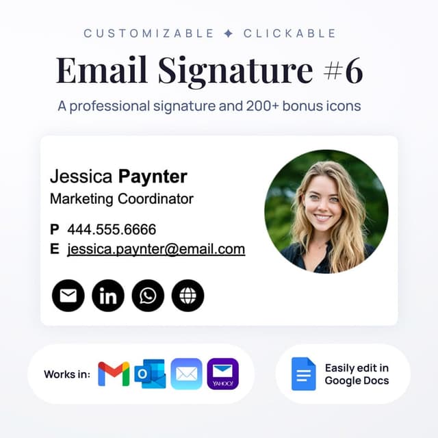 Professional Email Signature #6