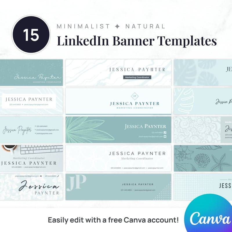 Minimalist LinkedIn Banner Bundle