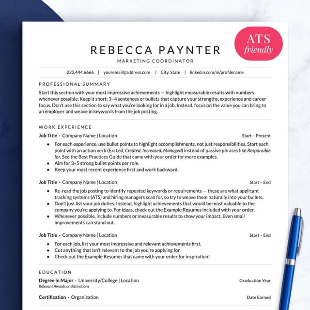 Professional Resume Template