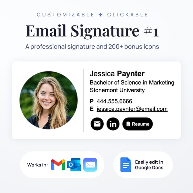 Professional Email Signature #1